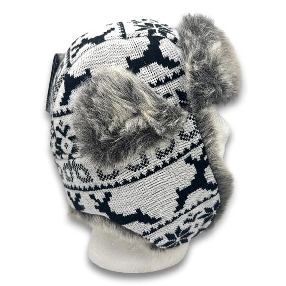 Lumberjack Aviator Hat Supple Faux Fur Winter Ski Trooper Trapper Ear Flap Cap - Picture 6 of 7